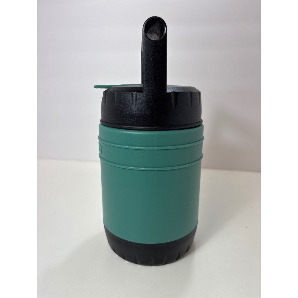 Stanley Aladdin Insulated Soup‎ Food Jar Thermos 10oz Green Black Folding Spoon - Picture 2 of 12